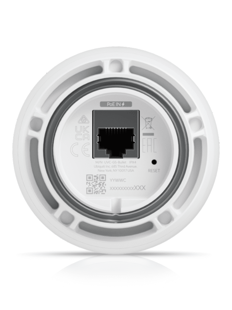 UBIQUITI UVC-G5-Bullet - Cámara IP bullet para exterior 4 MP con Iluminadores IR 9 mts, Lente fijo, micrófono integrado y detección de eventos de IA - Image 4