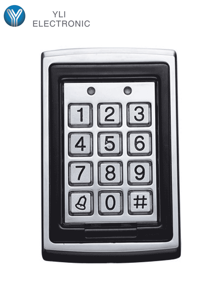 YLI YK568L - Teclado para Control de Acceso / Salidas NC y NO / Exterior e Interior / 500 Usuarios password o tarjeta ID 125 Khz - Image 2