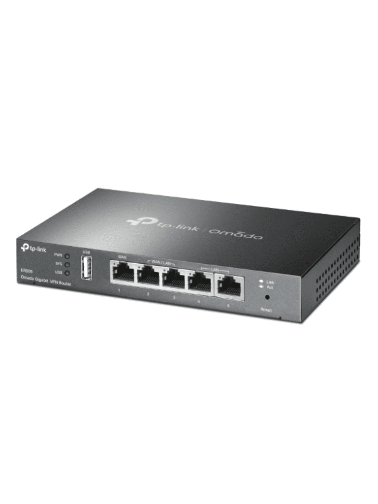 TP-LINK ER605 - Router Omada VPN SDN Multi-WAN Gigabit con 1 puerto WAN Gigabit, 2 LAN Gigabit y 2 configurables LAN/WAN, hasta 25,000 sesiones concurrentes, con gestión centralizada Omada o stand-alone y 1 puerto USB 2.0. - Image 3