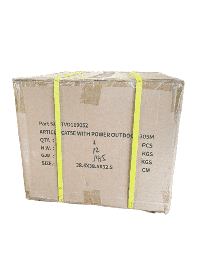 SAXXON OUTP5ECCAEXT2E - Bobina de Cable UTP Cat5e Siames/ 305 Metros/ Uso Exterior/ CCA/ UTP+Cables de Energía Cal. 18 AWG/ Doble Forro en Cable UTP/ Ideal para Cableado de Video/ - Image 6