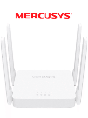 MERCUSYS AC10 - Router inalámbrico AC1200 / 2 Puertos LAN 10/100 / 1 Puerto WAN 10/100 / 4 antenas externas de 5 dBi
