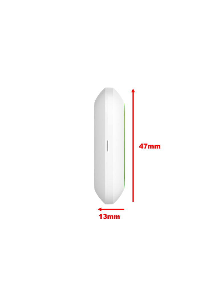 AJAX Button W - Botón inteligente multifuncional. Botón de pánico / Control de dispositivos de automatización / Silenciar alarmas de detectores de incendios. Color Blanco (28203.26.WH3) - Image 4