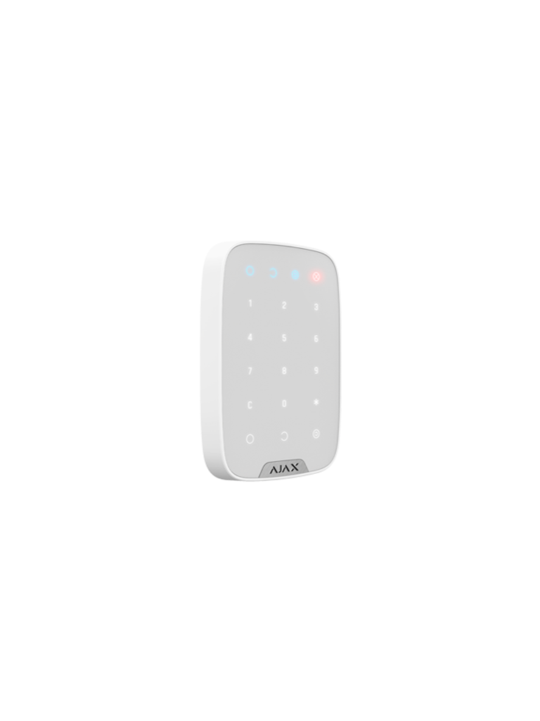 AJAX KeypadW - Teclado táctil inalámbrico con soporte de pared. Color Blanco - Image 4