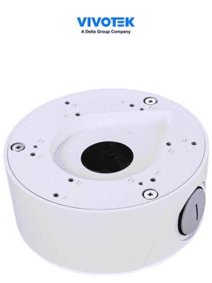VIVOTEK AM-71B_V02 - Caja de conexiones exterior para cámaras domo, con protección IP66 y acabado en color blanco