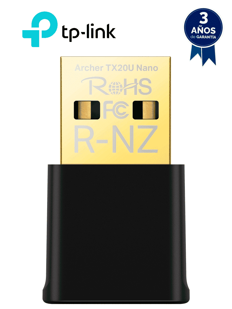 TP-LINK Archer TX20U Nano -Adaptador USB Wifi 6 , con velocidades de hasta 1201 Mbps (5 GHz) + 574 Mbps (2,4 GHz) , OFDMA y MU-MIMO
