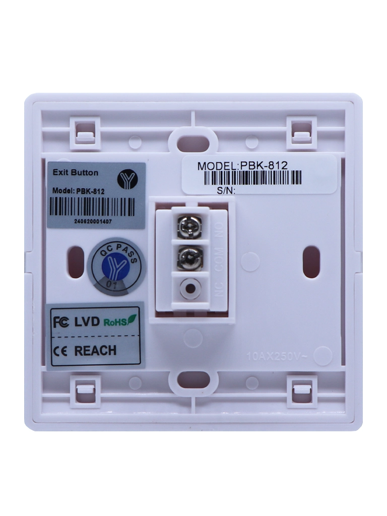 YLI PBK812 - Botón de Salida Mecánico, Carcasa Plástica, Función NO - Image 3