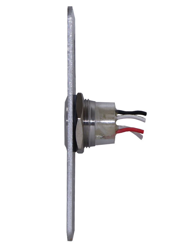 YLI YWP880BLED - Botón de Salida Mecánico, Indicador LED (Verde), Acero Inoxidable, 5-24 VCC, Función NO, Índice Protección IP68 - Image 3