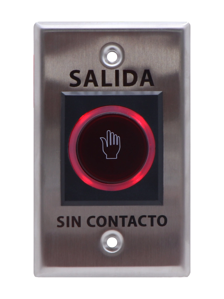 ZKTECO TLEB102 - Botón de Salida sin Contacto, Serie K11, Indicador LED, Acero Inoxidable, 12 VCC, Función NC/NO, Distancia de Detección hasta 10 cm - Image 3