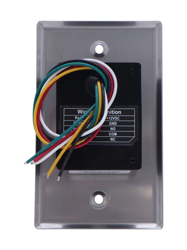 ZKTECO TLEB102 - Botón de Salida sin Contacto, Serie K11, Indicador LED, Acero Inoxidable, 12 VCC, Función NC/NO, Distancia de Detección hasta 10 cm - Image 4