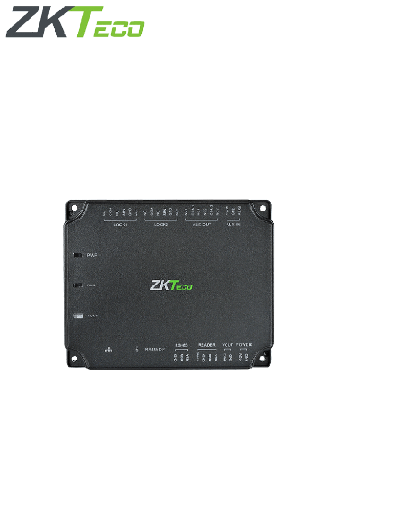 ZKTECO C2260B - Panel de Control de Acceso para 2 puertas con Gabinete Metálico / Incrementa el Número de Puertas a Controlar con el Expansor DM10 / No Tiene Comunicación Wiegand - Image 3