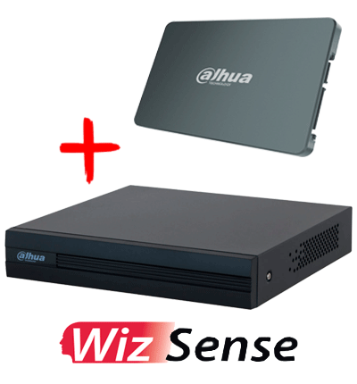 DAHUA KIT/XVR1B04-I-SSD512G4HFW1209 - Kit FullColor de 4 Canales con SSD de 512GB/ 4 Camaras Full Color de 2 Megapixeles con Microfono/ DVR Cooper-I WizSense/ Con IA/ 4 Ch+1 IP/ Accesorios Incluidos/ - Image 2