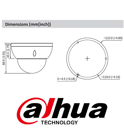 DAHUA IPC-HDBW3441RN-ZAS-27135 - Cámara IP Domo Resolución de 4 MP/ Lente Mot. 2.7 a 13.5mm/ ∢ 104°-27°/ IR 40 mts/ IA WizSense/ Detección de Movimiento Inteligente/ Protección Perimetral/ PoE/ WDR/ H.265+/ IP67/ IK10/ E&S Alarma/ E&S Audio - Image 2