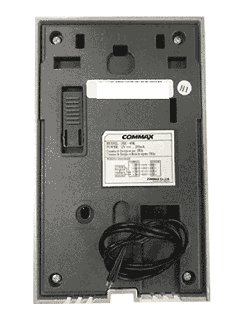 COMMAX CDV43YP - Paquete de monitor con pantalla de 4.3 pulgadas manos libres incluye frente de calle de aluminio con relay para apertura de puerta/ Conexion a 4 hilos - Image 6