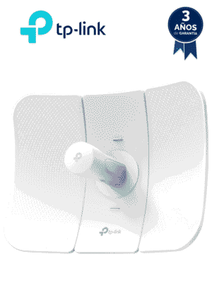 TP-LINK CPE710 - CPE de Exterior 5GHz AC 867Mbps 23dBi de alta ganancia MIMO 2×2, ideal para aplicaciones de larga distancia, Pharos Control para adminstración centralizada y modos de operación: AP, Cliente, Repetidor, AP Router/ AP Cliente Router (WISP)