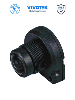 VIVOTEK CU9183-HF - Lente plano tipo Fisheye, 5 Megapixeles, WDR PRO, Lente fijo 1.22mm, Cable de 5 metros