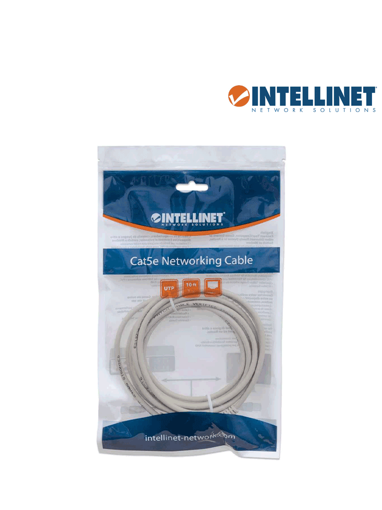 INTELLINET 340373 - Cable patch / CAT 6 / 1.0 Metro ( 3.0F) / UTP Gris / Patch cord - Image 2