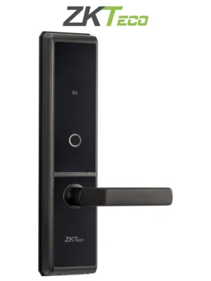 ZKTECO TL300B - Cerradura Inteligente con Bluetooth, Capacidad para 100 Huellas Dactilares, 100 Tarjetas y 100 Contraseñas, Compatible con Puertas Izquierdas y Derechas