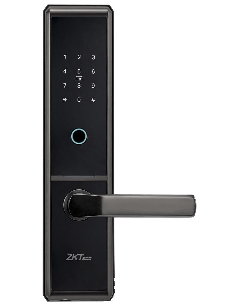 ZKTECO TL300B - Cerradura Inteligente con Bluetooth, Capacidad para 100 Huellas Dactilares, 100 Tarjetas y 100 Contraseñas, Compatible con Puertas Izquierdas y Derechas - Image 2