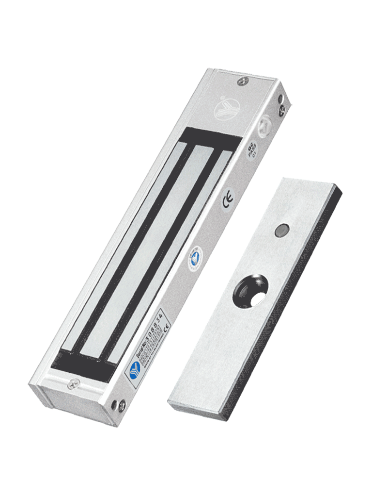 YLI YM180NLED Cerradura Magnética con indicador led para Control de Acceso / Fuerza de Sujeción 180 Kg o 350 LB / Compatible con Soporte MBK180NZL / Para puerta de madera, vidrio o metal - Image 5