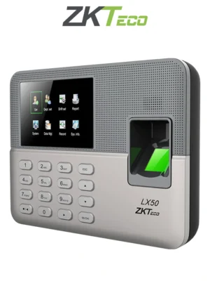 ZKTECO LX50 - Control de Asistencia con Huella Digital BioID (500), Contraseñas (500), Registro de 50,000 Eventos y SSR (Reporte en Hoja de Cálculo Mediante USB)