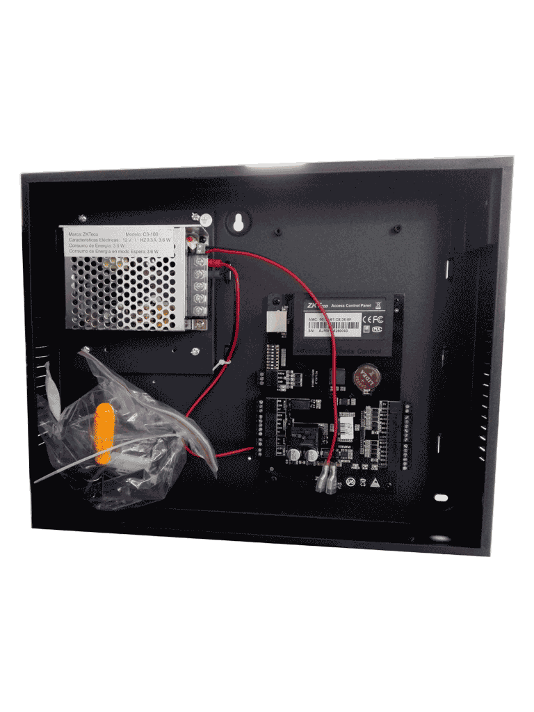 ZKTECO C3100PackageB - Control de Acceso Profesional para 1 Puerta / Gabinete y Fuente / Sin Biometría / Fácil Administración con Software ZKAccess 3.5 - Image 2