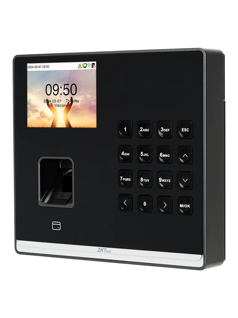 ZKTECO M2LR - Control de asistencia para 3,000 huellas / 3,000 tarjetas de proximidad de 125kHz / 150,000 eventos / TCP/IP y Wi-Fi - Image 2