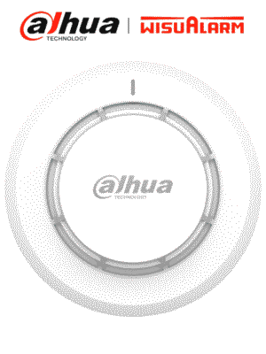 DAHUA WISUALARM DHI-HY-C134 - Detector convencional de Humo de 2 hilos, Sistema inteligente de limpieza, Hasta 150 m² de cobertura, Resistente a la corrosión, Compatible con Panel Convencional de 8 zonas