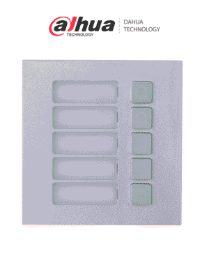 DAHUA DHI-VTO4202F-MB5 - Modulo de 5 botones para frente de calle departamental