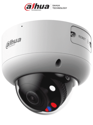 DAHUA DH-IPC-HDBW3849R1-ZAS-PV-S5 -Cámara IP Domo 8MP, TiOC y WizSense, lente motorizado 2.7-13.5mm, 40m con IR, audio bidireccional, iluminadores duales, entradas/salidas larma y audio, disuación activa, AcuPick, IP66, Antivandálica