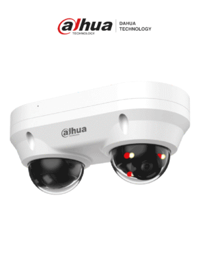 DAHUA DH-IPC-HDBW2449FP-AS-E2-IL - Cámara Domo Dual IP de 4MP, iluminador dual inteligente/ Lente 2.8mm/ Protección Perimetral/ SMD Plus/ WizSense/ micrófono integrado/ IP67/IK10 /