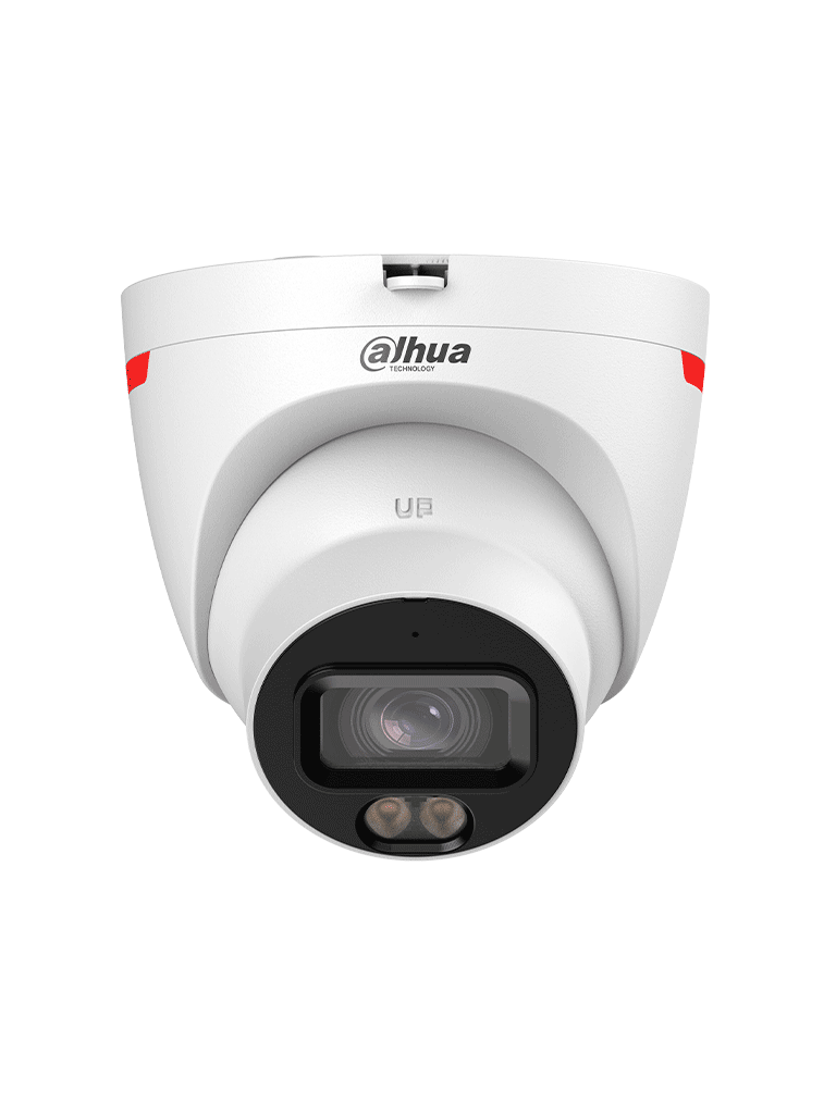 DAHUA DH-IPC-HDW2449T-S-PRO - Cámara IP Domo de 4 MP ofrece tecnología WizColor y WizSense con IA, SMD Plus, lente de 3.6 mm, micrófono integrado, WDR 120 dB, ranura MicroSD, PoE, y protección IP67 - Image 2
