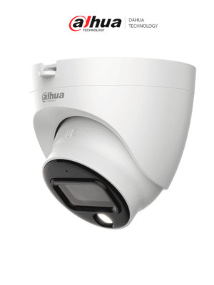 DAHUA DH-HAC-HDW1239TLQN-A-LED-0280B-S3 - Cámara Domo de 2 Megapixeles ofrece video Full Color con lente de 2.8 mm, WDR de 130 dB, visión de 107°, micrófono integrado, y 30 m de iluminación LED; IP67, fácil de instalar.