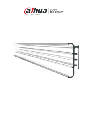 DAHUA DHI-ESL-BR01-1200 Riel para estante ESL / Compatible con Serie B de 4,2", Serie C de 3,7 ", Serie A de 4,2 "/ Aluminio / Dimensiones 36.5 x 13 x 1200 mm