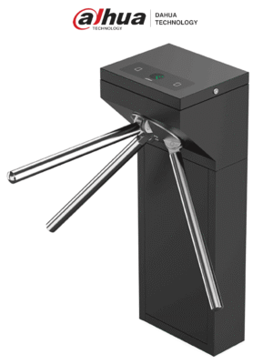 DAHUA DHI-ASGG100BL - Torniquete Bidireccional/ MCBF de 1 Millon/ Color Negro/ Contacto Seco/ Voltaje 110-240 VAC/ Compatible con Cualquier control de Acceso/ Uso Interior/