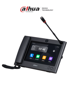 Dahua VTS8A40B-CG Estación Maestra/Pantalla 10"/ Llamadas Bidireccionales a monitores y estaciones maestras/ Salida HDMI 1024x600/ Desbloque de puerta/ 4 Canales IPC/ Slot Para Tarjeta SD