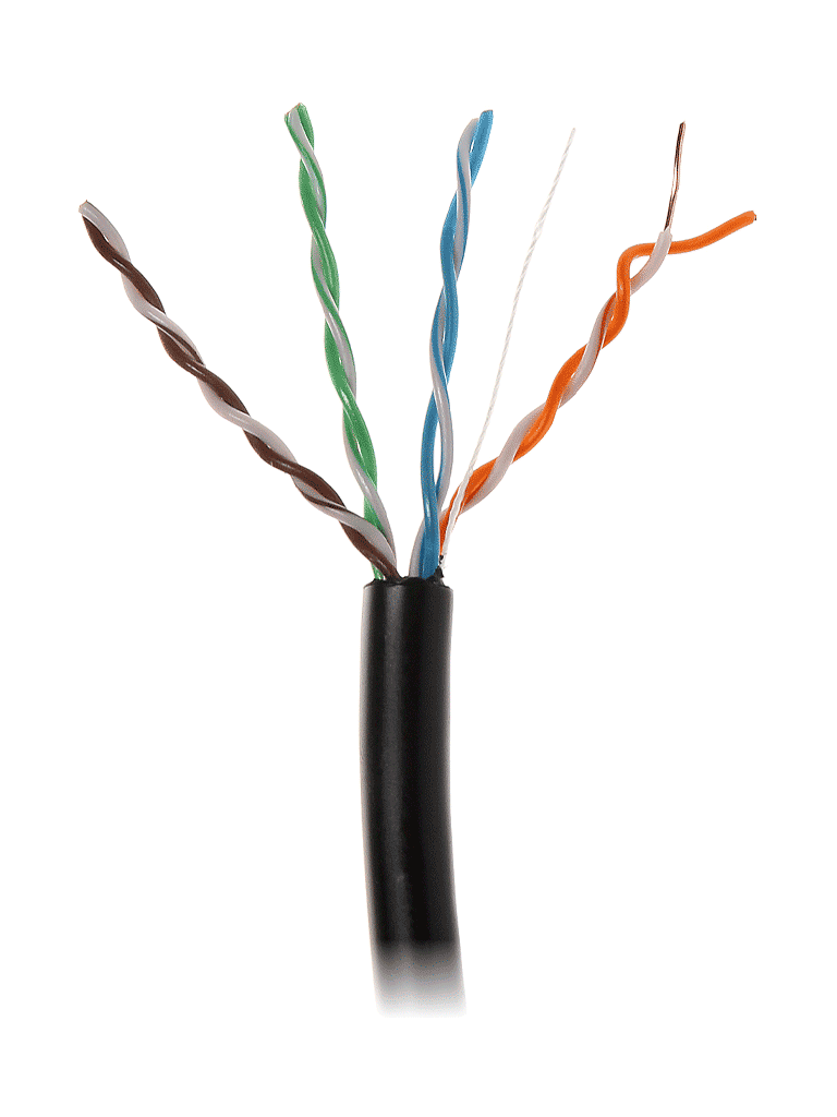 DAHUA PFM920-5EU - Bobina de Cable UTP para Exterior Cat 5e/ 100% Cobre/ 305 Metros/ Color Negro/ Cubierta Exterior MDPE/ Cumple con Estandares ANSI/TIA 568-C.2/ Retardante de Llama/ RoHS/ - Image 2