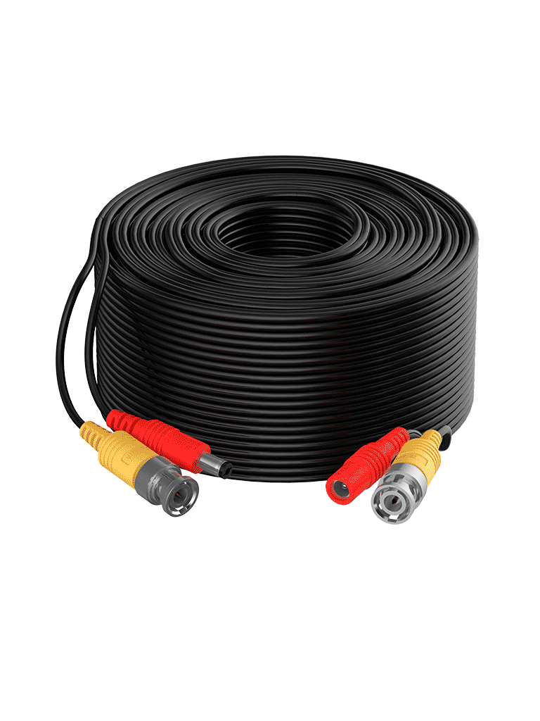 DAHUA DH-PFM942I-20-5-Cable armado de 20 metros para video y energía, compatible con cámaras hasta 4K. Incluye conectores BNC y de energía, ideal para uso interior y exterior. Fabricado con cobre de alta pureza, soporta AHD, CVI, TVI, y CVBS. - Image 2