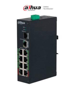 DAHUA DH-LR2110-8ET-120-V2 Switch ePoE 8 Puertos/ Hasta 800 Mts con Cámaras ePoE/ 120 Watts/ Switching 8.8G/ IEEE802.3af/ IEEE802.3at/ Hi-PoE
