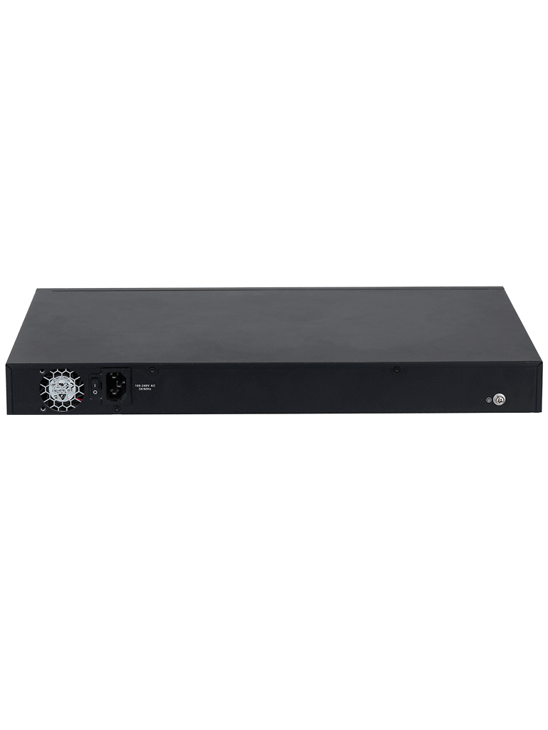 DAHUA DH-S4228-24GT-240 Switch PoE Gigabit Administrable con 24 puertos PoE, ideal para transmisión de larga distancia (hasta 250 m), perfecto para redes de Capa 2 - Image 3