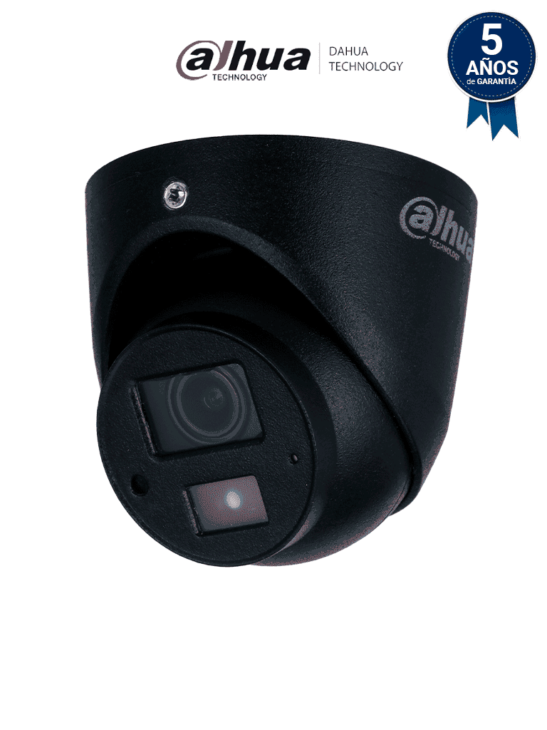 DAHUA HAC-HDW3200G-M-0360B - Camara Mini Domo 1080p/ Especial para DVR Movil Dahua/ Lente de 3.6mm/ Angulo de 83 Grados/ Microfono Integrado/ IR 20Mts/ Shock-Proof/ IP67/