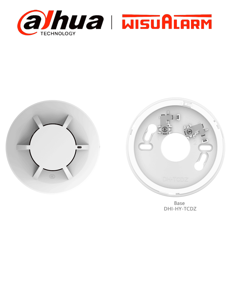 DAHUA WISUALARM DHI-HY-1301 - Detector de Humo Fotoeléctrico Direccionable Dual de 2 Hilos Cumple con Norma Europea EN54-7, Cámara con Detección Dual, Ultra Bajo consumo de Energía, - Image 2