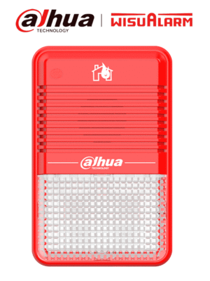 DAHUA WISUALARM DHI-HY-C151 - Estrobo Sirena Convencional de 75 dB(A) a 3 m/ Cumple con Norma: EN54-3:2014,EN54-23:2010 /2 Hilos,