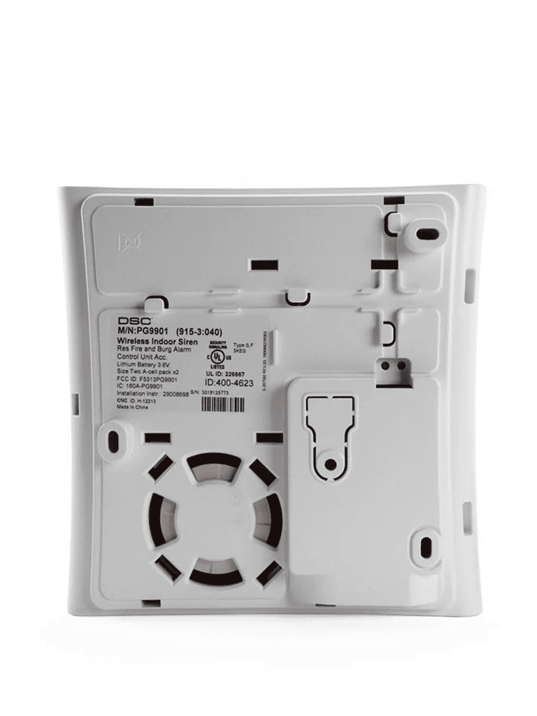DSC PG9901 BATT - Sirena con led espectroscópico Interior 110 dB c/batería Inalámbrica Power G compatible con NEO, PRO, Qolsys e IoTega - Image 10