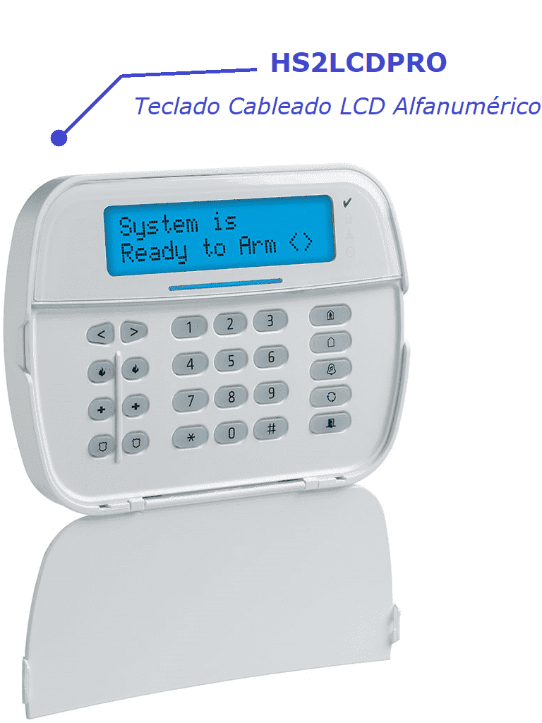 DSC Pro Basic - Paquete Pro 32 zonas con comunicador IP integrado/ Panel HS3032/ Teclado HS2LCDPRO / Fuente HS65WPSNA / Sensor LC203 / Gabinete PC5003 - Image 3