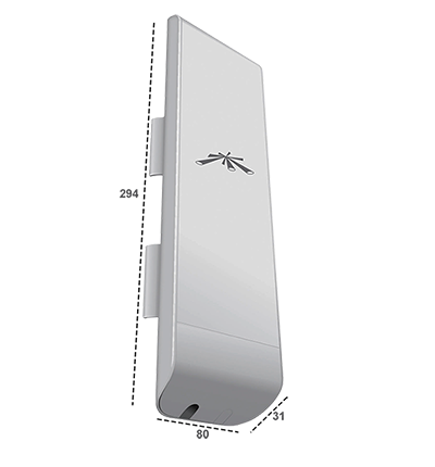 UBIQUITI NanoStation M5 NSM5 - Radio (CPE) airMAX M5 de 5 GHz con antena panel integrada de 16 dBi, 27 dBm, 2 puertos Ethernet 10/100 y rendimiento de hasta 150 Mbps. Ideal para PtMP y tecnología MIMO. - Image 5
