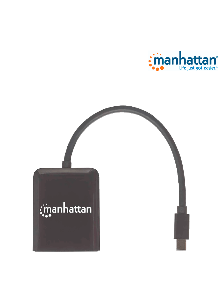MANHATTAN 152723 - Convertidor / Splitter de Mini DisplayPort a 2 Puertos HDMI/ Resolución 4K@30Hz/ Soporta Modos de Espejo, Escritorio Extendido y Video Wall/ Video full 3D y Color Intenso/ Soporta DTS Master Audio Comprimido/ - Image 2
