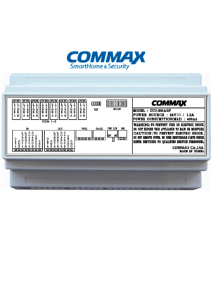COMMAX CCU208AGF - Distribuidor de piso para sistema de audio portero departamental/ 8 Intercomunicadores AP2SAG / Conexión a 2 hilos / 24 VDC/ Sistema