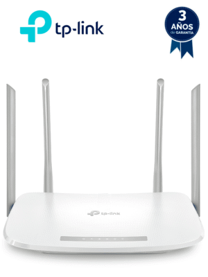 TP-LINK EC220-G5 - AC1200 Wireless Dual Band Gigabit Router/ 300Mbps a 2.4GHz + 867Mbps a 5GHz/ IPv6/ 4 antenas externas omnidireccional/ 3 Puertos LAN 10/100/1000 Mbps/ 1 Puerto WAN 10/100/1000 Mbps