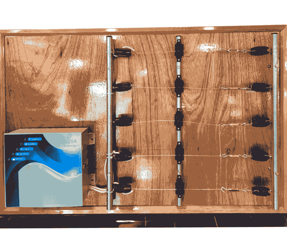 YONUSA EY10000127AFBAT - Paquete de energizador anti plantas o alta frecuencia de 10,00V con hasta 10,000 mts lineales, incluye batería de respaldo de 12VDC a 4.5 AH, sirena de 30W y gabinete metálico - Image 4