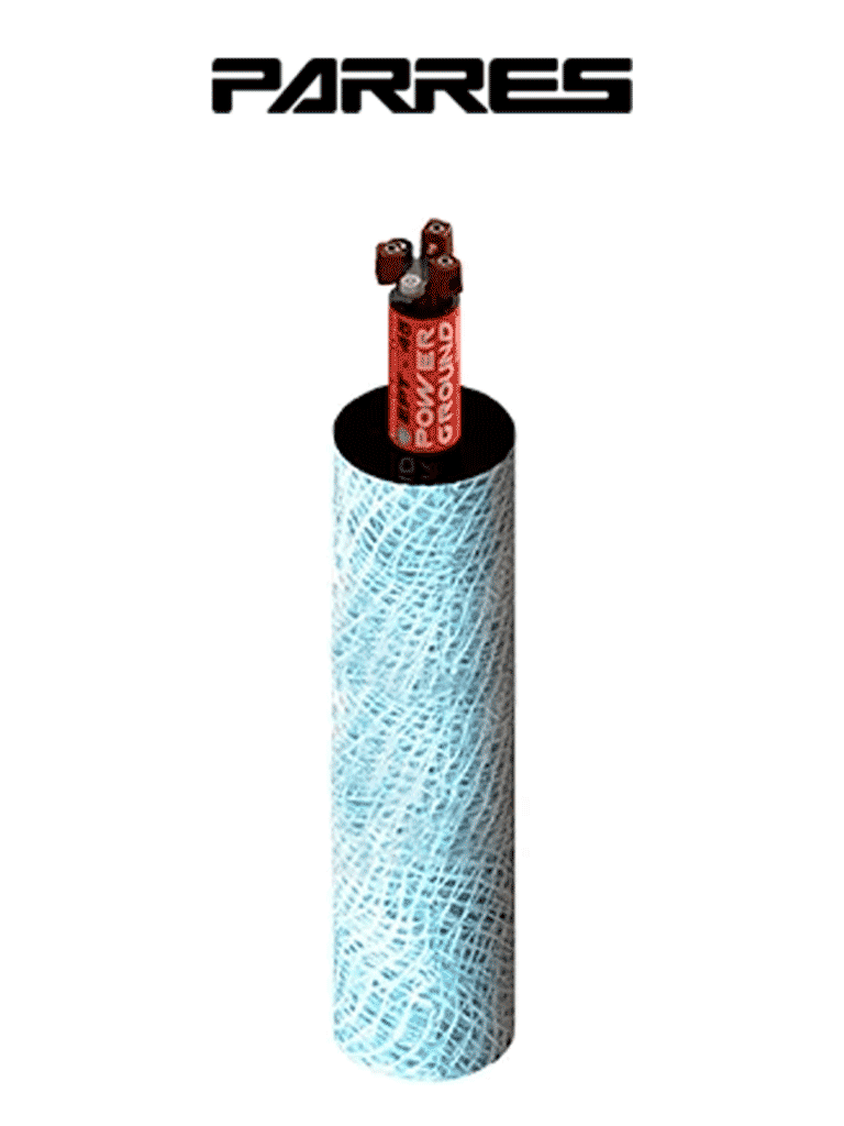 PARRES EPT-PG45 ELECTRODO DE PUESTA A TIERRA POWER GROUND 45 / Electrodo prefabricado con filtro RLC capacidad de filtrado desde 100 KHz hasta GHz / Dimensiones: 4" x 50 cm (grafito)/SOBRE PEDIDO /
